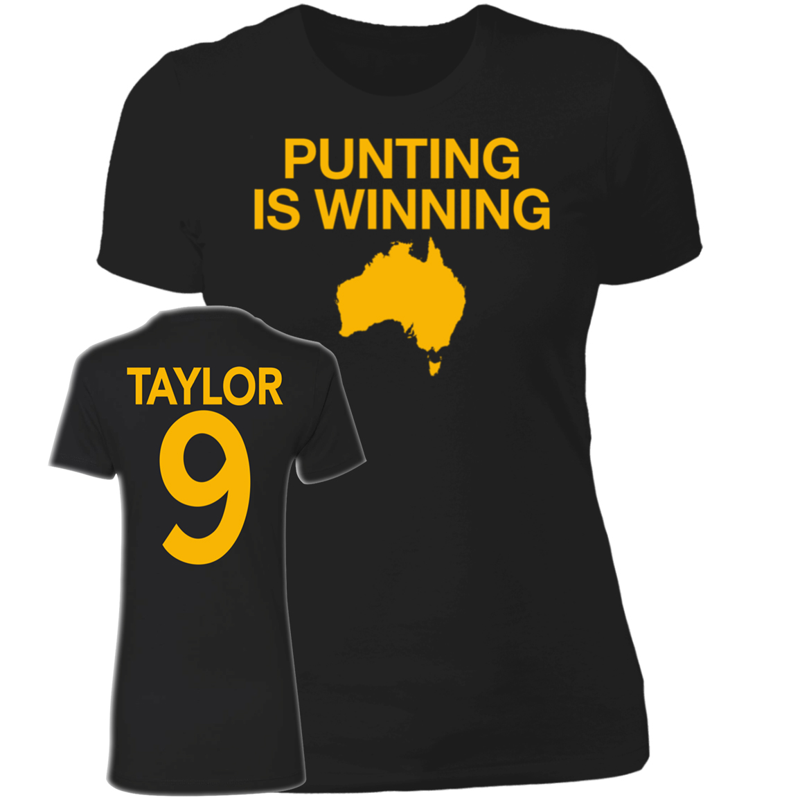 Punting Is Winning Ladies Boyfriend Shirt