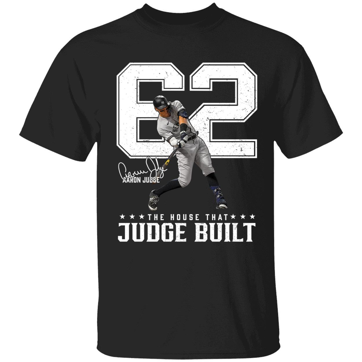 Aaron Judge 62 The House That Judge Built Signature Shirt