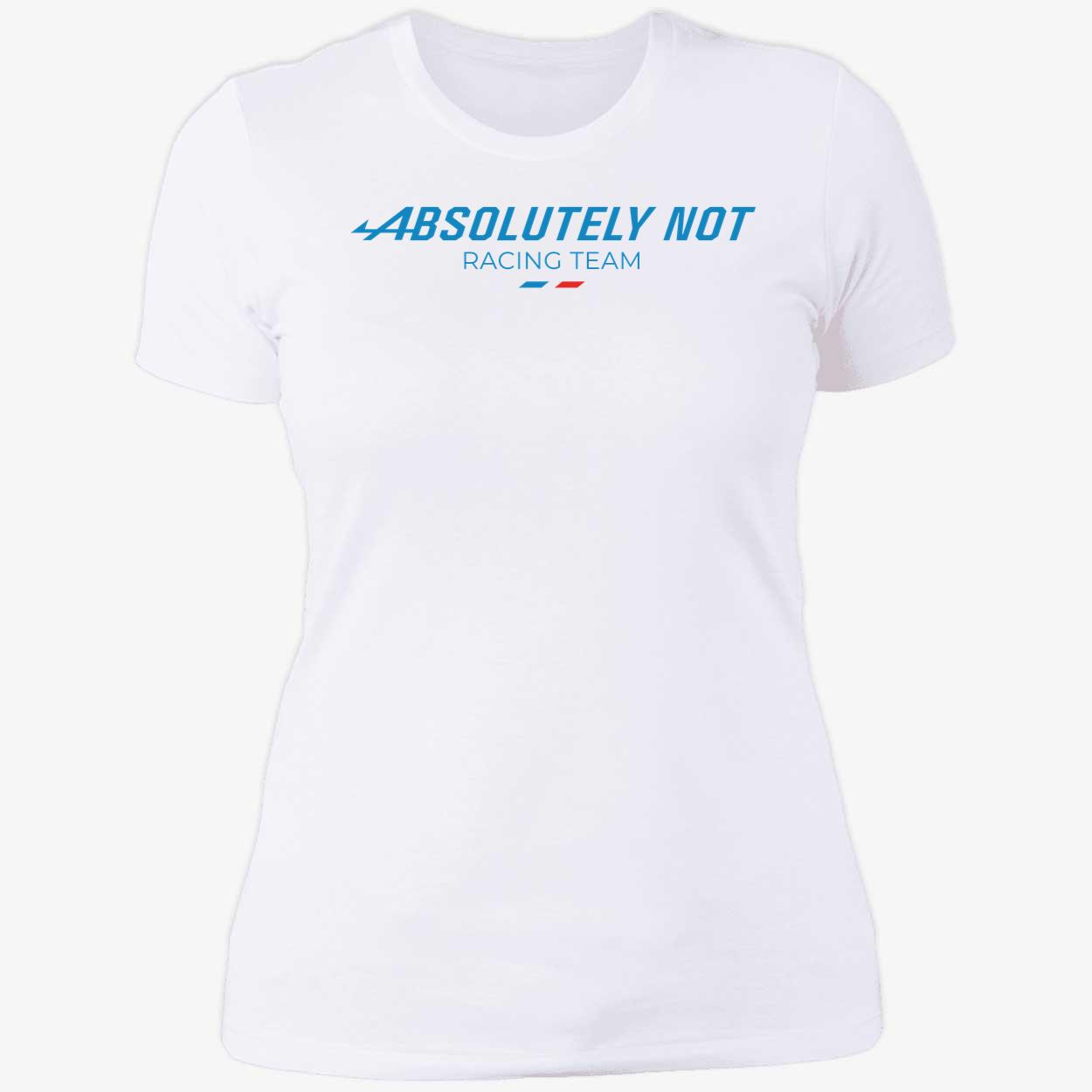 Absolutely Not Racing Team Ladies Boyfriend Shirt