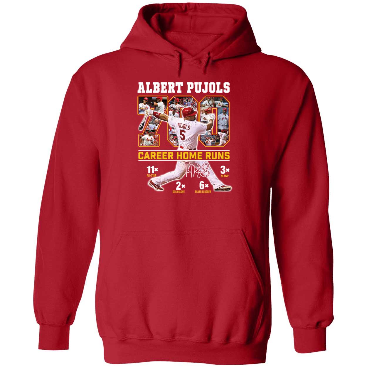Albert Pujols 700 Career Home Runs Hoodie