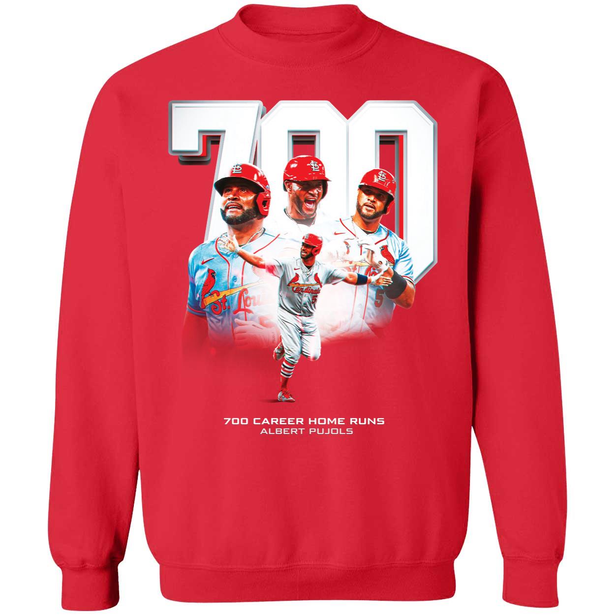700 Career Home Runs Albert Pujols Sweatshirt
