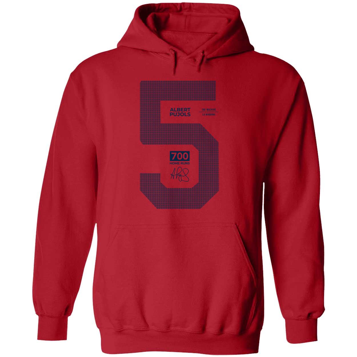 Albert Pujols 700 Home Runs Hoodie