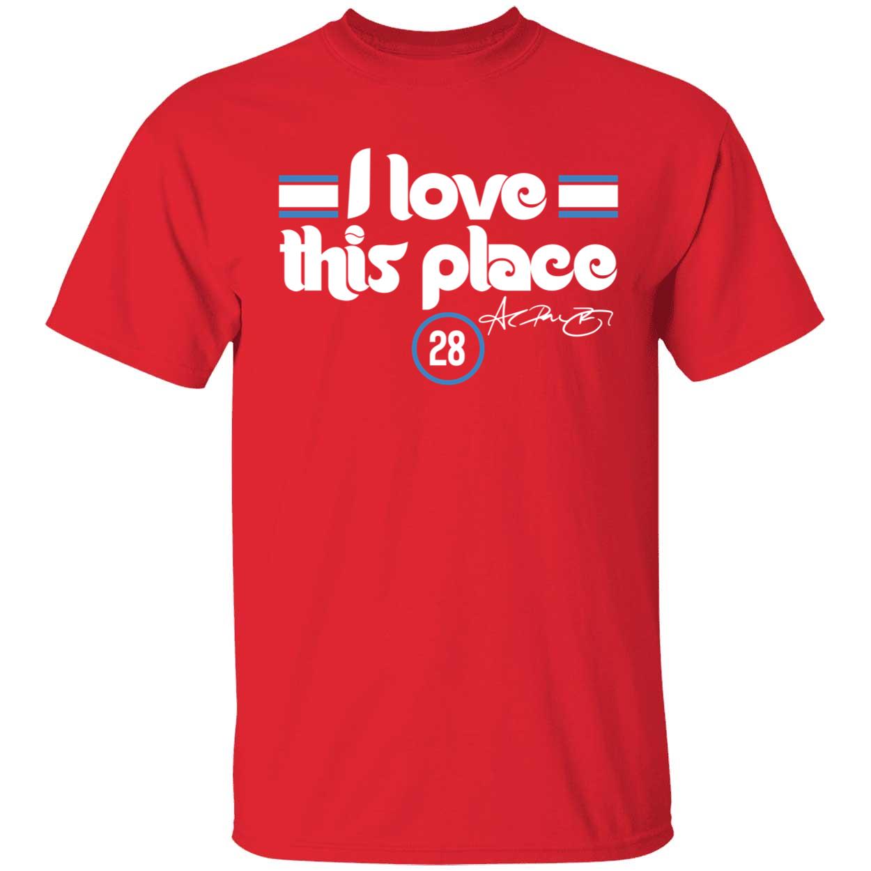 Alec Bohm I Love This Place Shirt