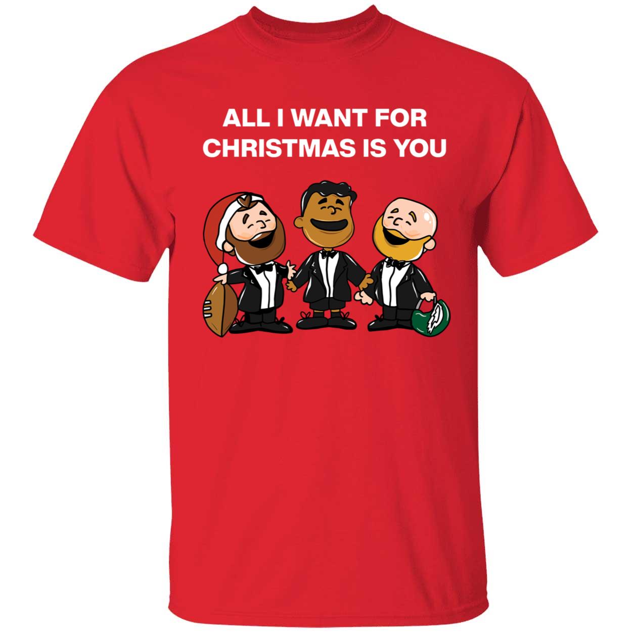 All I Want For Christmas Is You Jason Kelce Lane Johnson Jordan Mailata Shirt 1 1.jpg