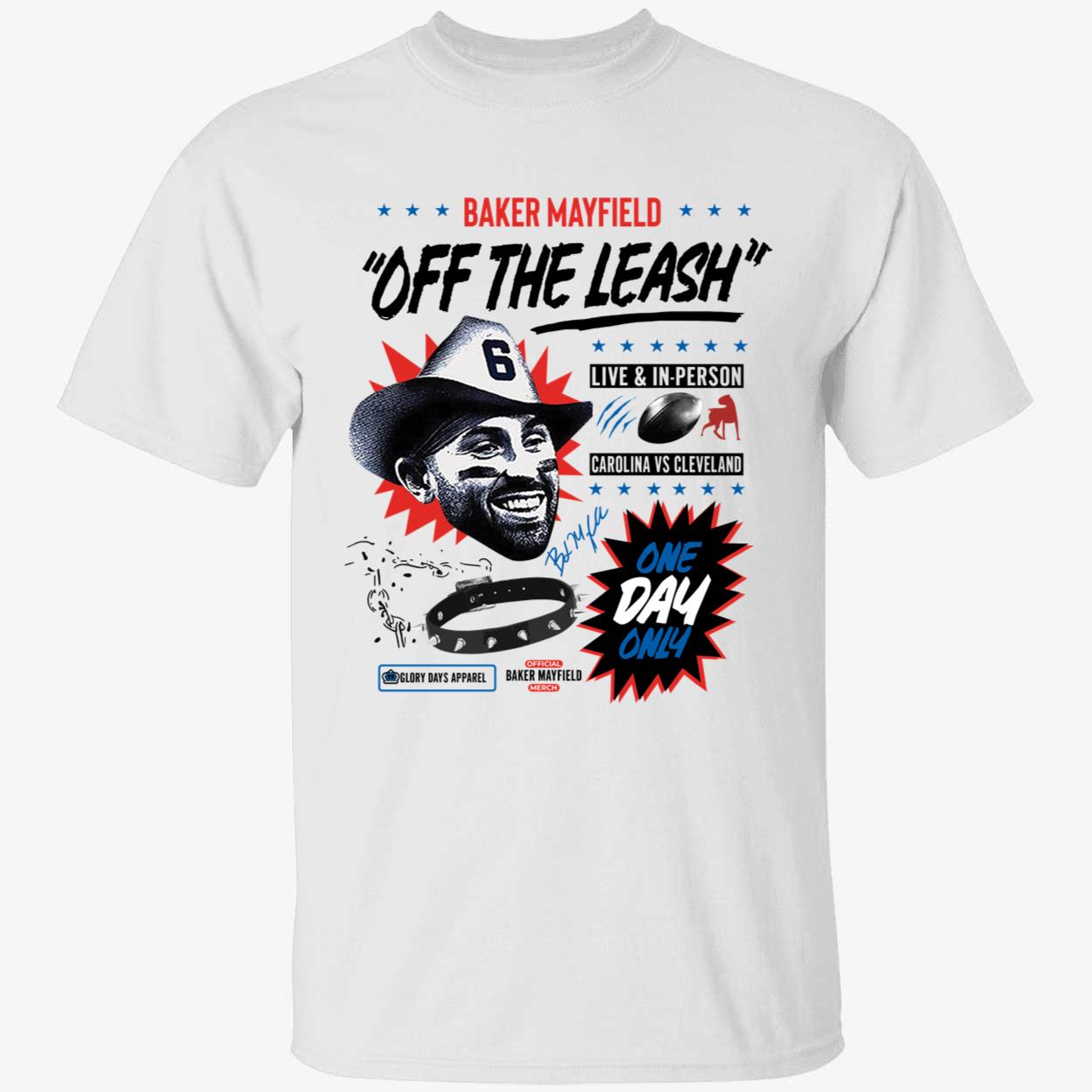 Baker Mayfield Off The Leash Shirt