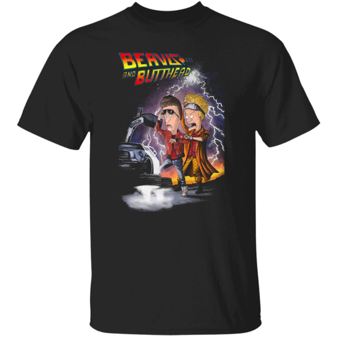 Beavis And Butt-head Back To The Future Shirt