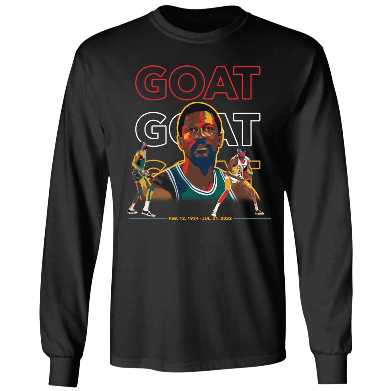 Bill Russell Goat Goat Goat Long Sleeve Shirt