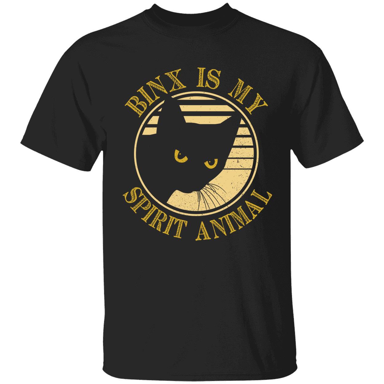 Black Cat Binx Is My Spirit Animal Shirt
