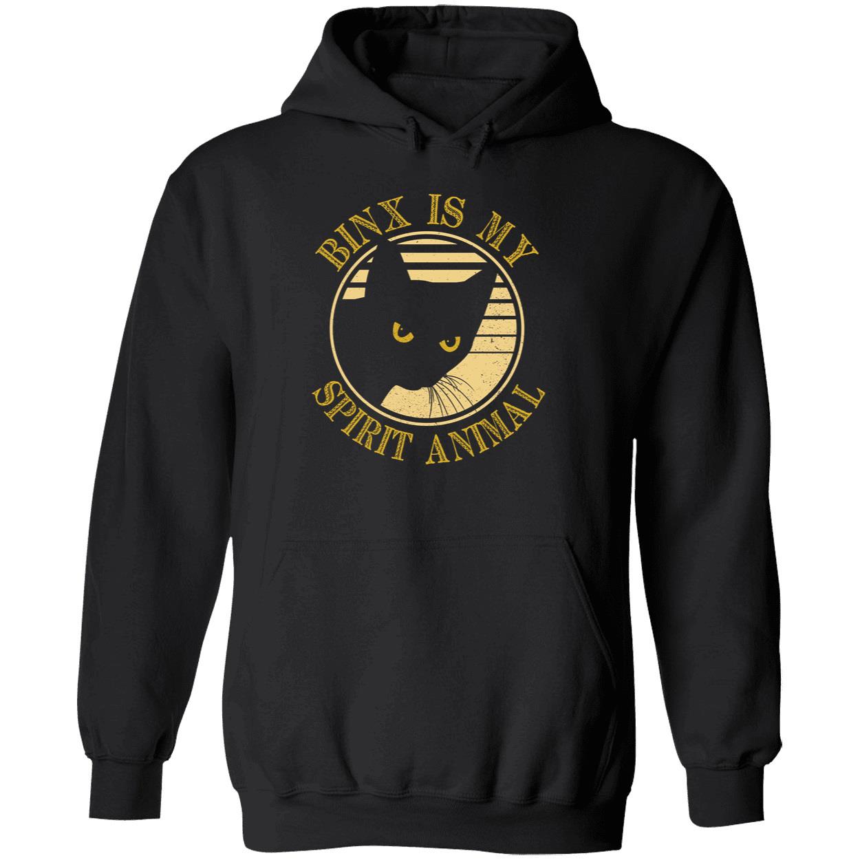 Black Cat Binx Is My Spirit Animal Hoodie