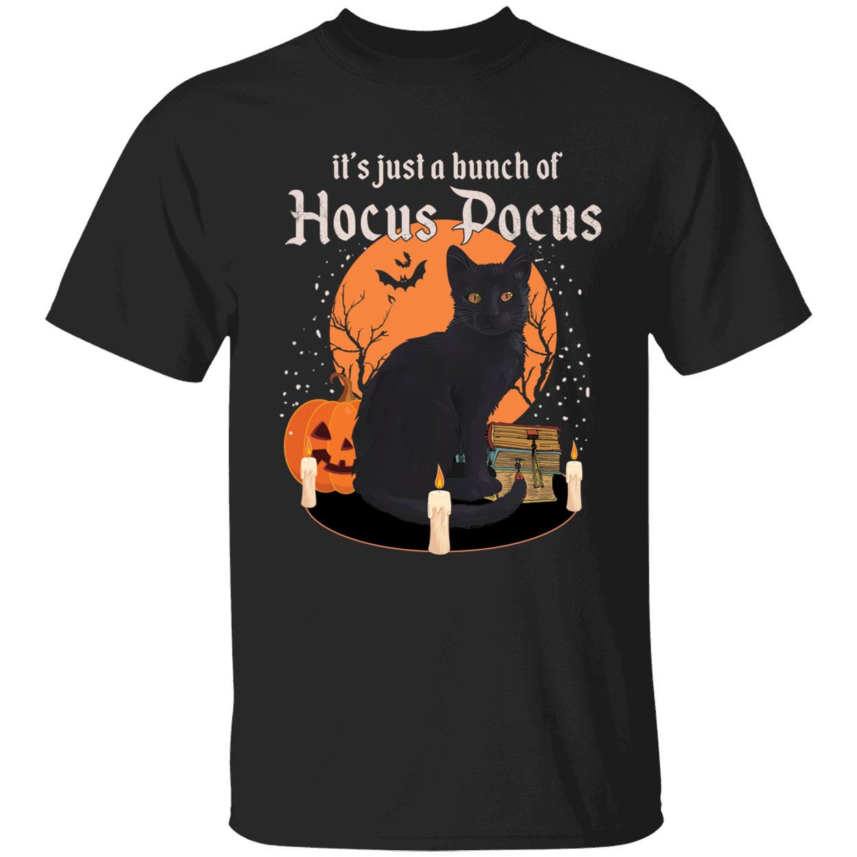 Black Cat It's Just A Bunch Of Hocus Pocus Shirt