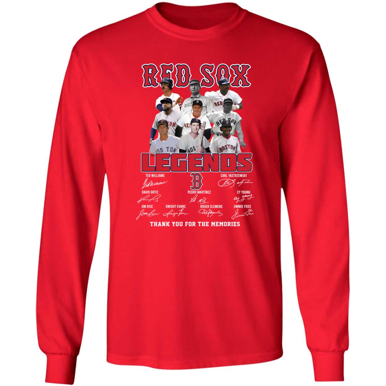 Boston Red Sox Legends Thank You For The Memories Signature Shirt 4 1.jpg