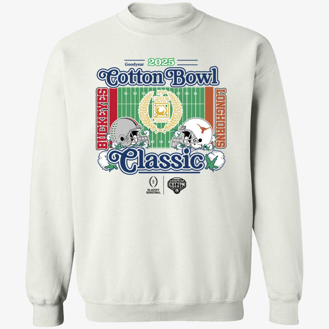Buckeyes Vs Longhorns 2025 Goodyear Cotton Bowl Classic Shirt 3 1.jpg