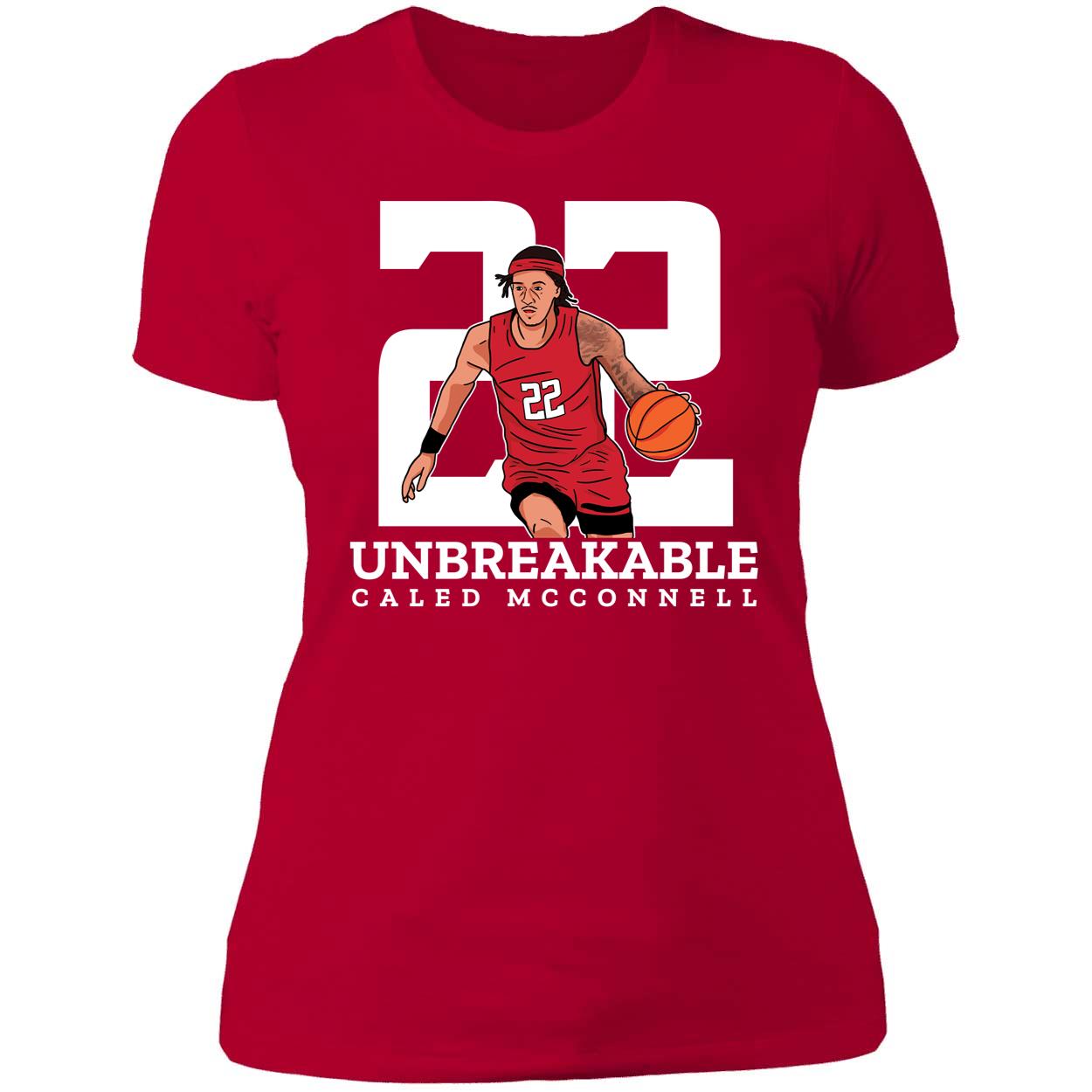 Caleb Mcconnell Unbreakable Caleb Mcconnell Ladies Boyfriend Shirt