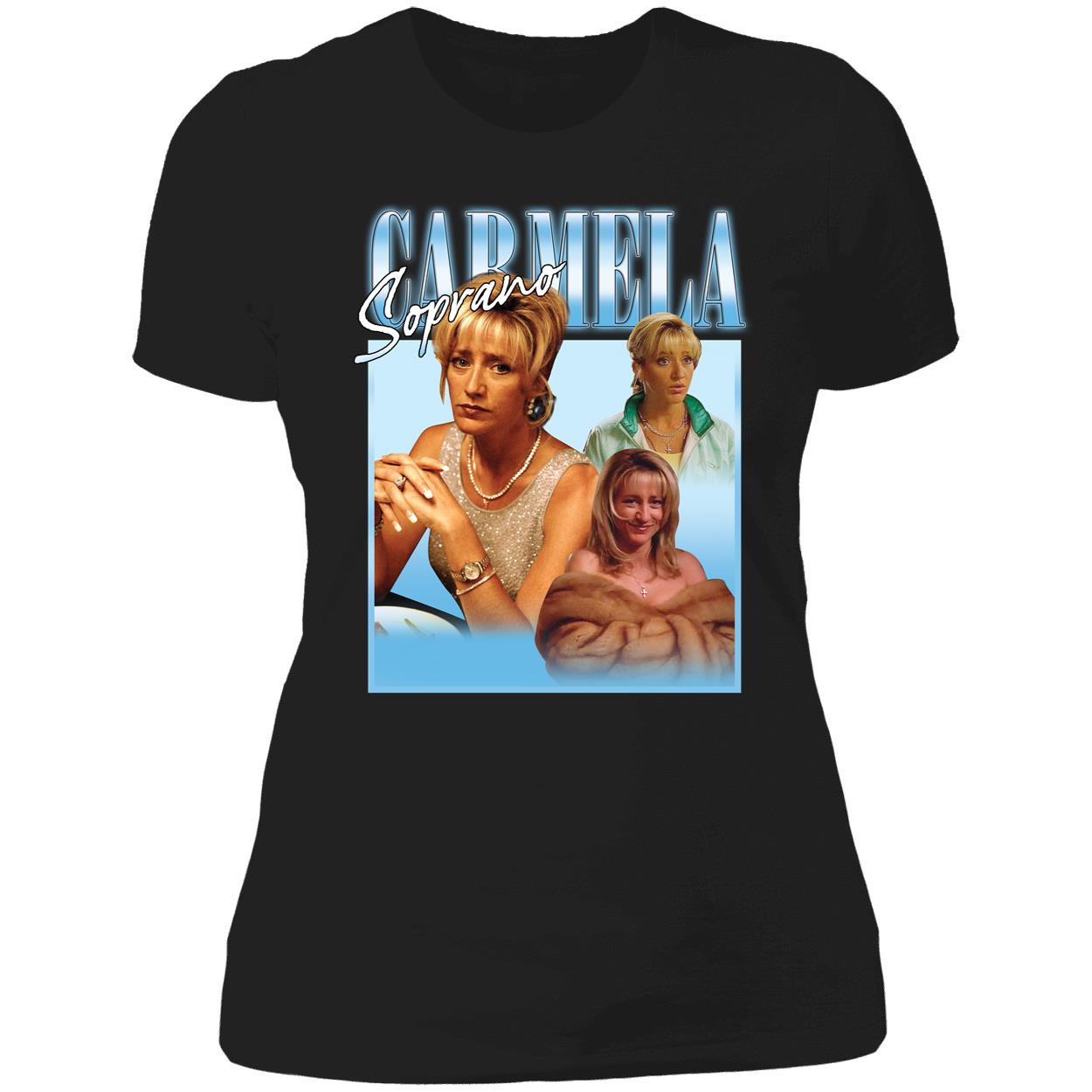 Carmela Soprano Ladies Boyfriend Shirt