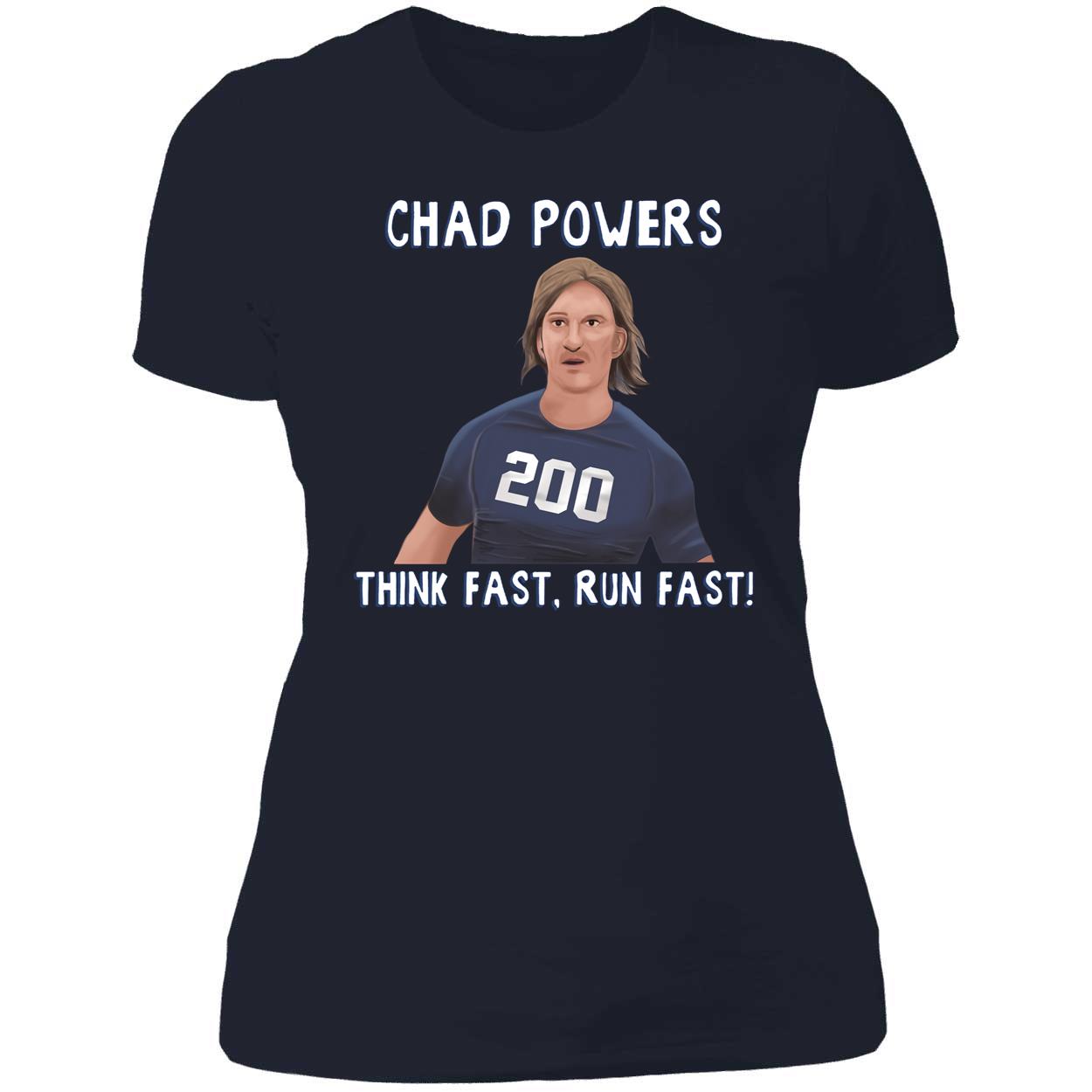 Chad Powers Ladies Boyfriend Shirt