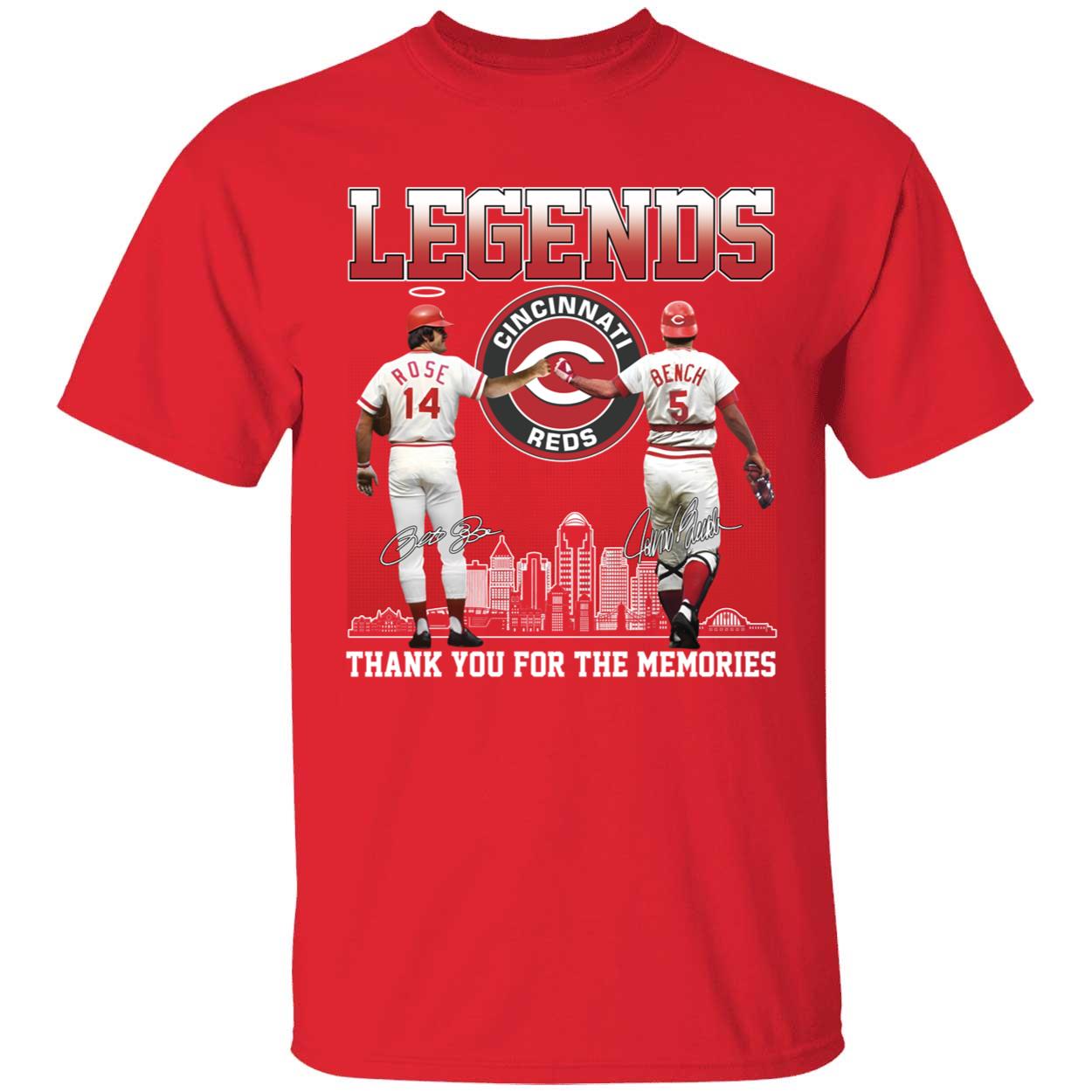 Cincinnati Pete Rose Johnny Bench Lengends Thank You For The Memories Shirt 1 1.jpg