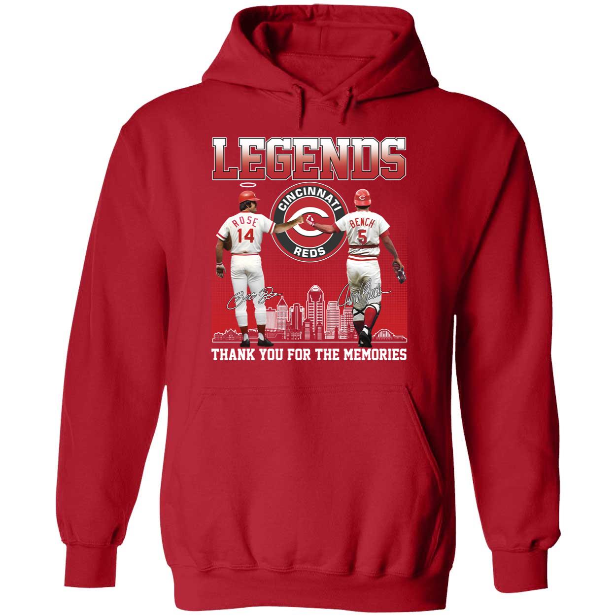 Cincinnati Pete Rose Johnny Bench Lengends Thank You For The Memories Shirt 2 1.jpg