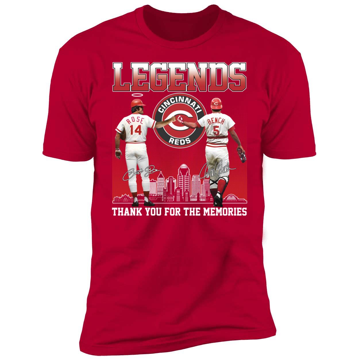 Cincinnati Pete Rose Johnny Bench Lengends Thank You For The Memories Shirt 5 1.jpg