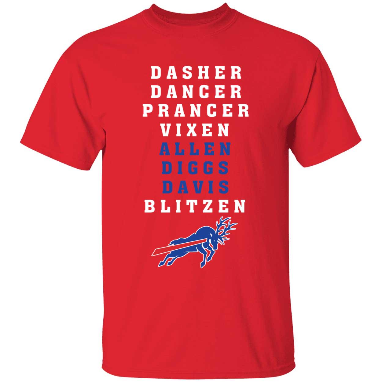 Dasher Dancer Prancer Vixen Allen Diggs Davis Buffalo Reindeer Shirt 1 1.jpg