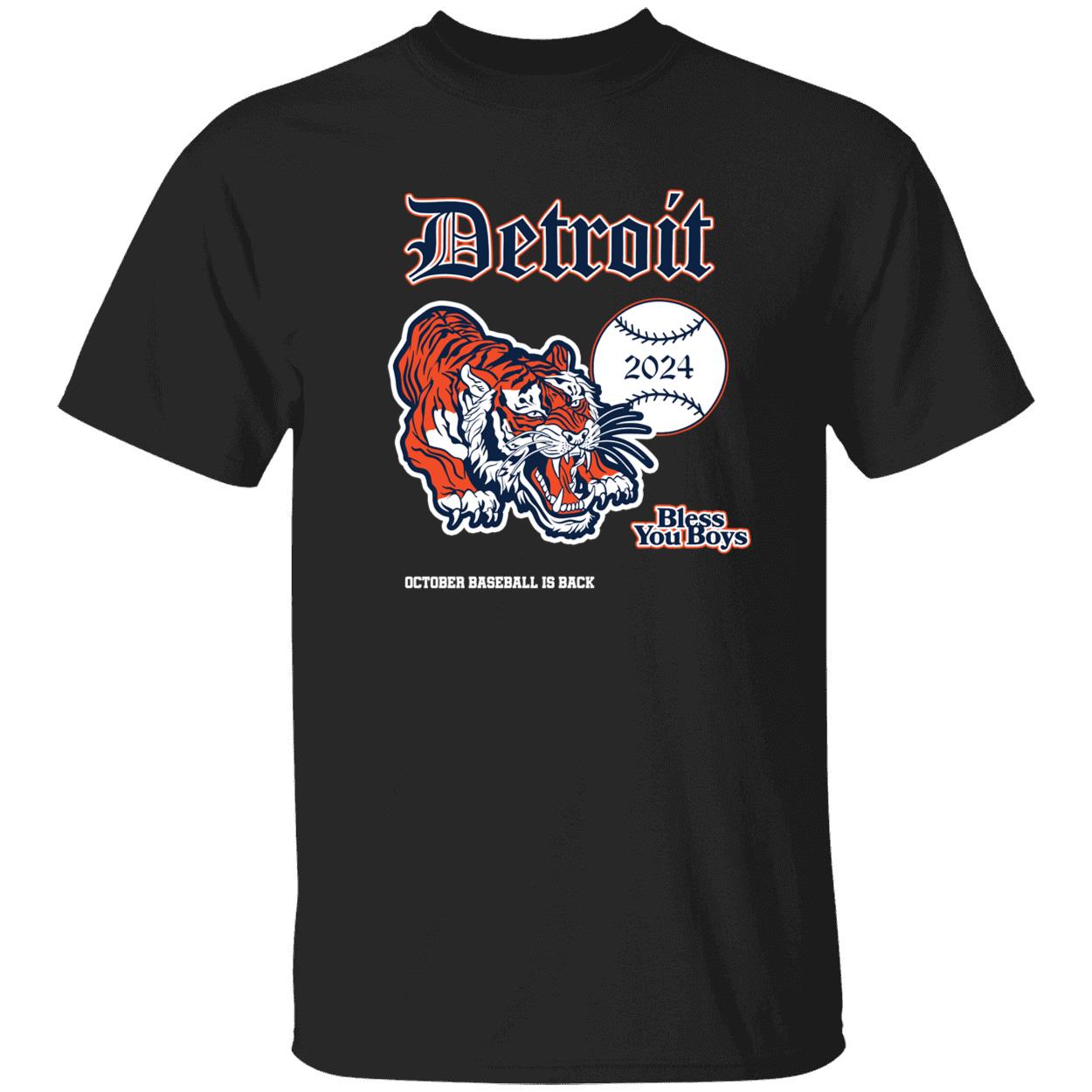 Detroit Tigers 2024 October Baseball Is Back Shirt 1 1.jpg