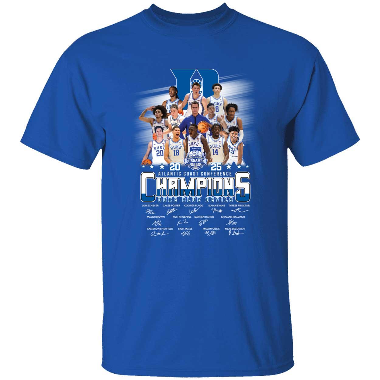 Duke Blue Devils 2025 Atlantic Coast Conference Champions Signature Shirt 1 1.jpg