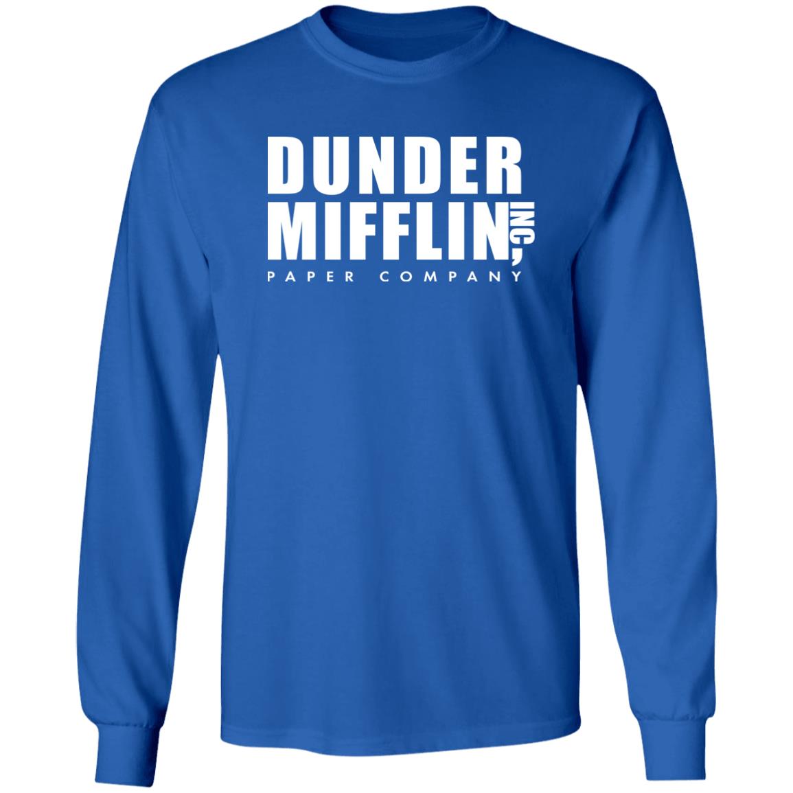 Dunder Mifflin INC Paper Company Long Sleeve Shirt
