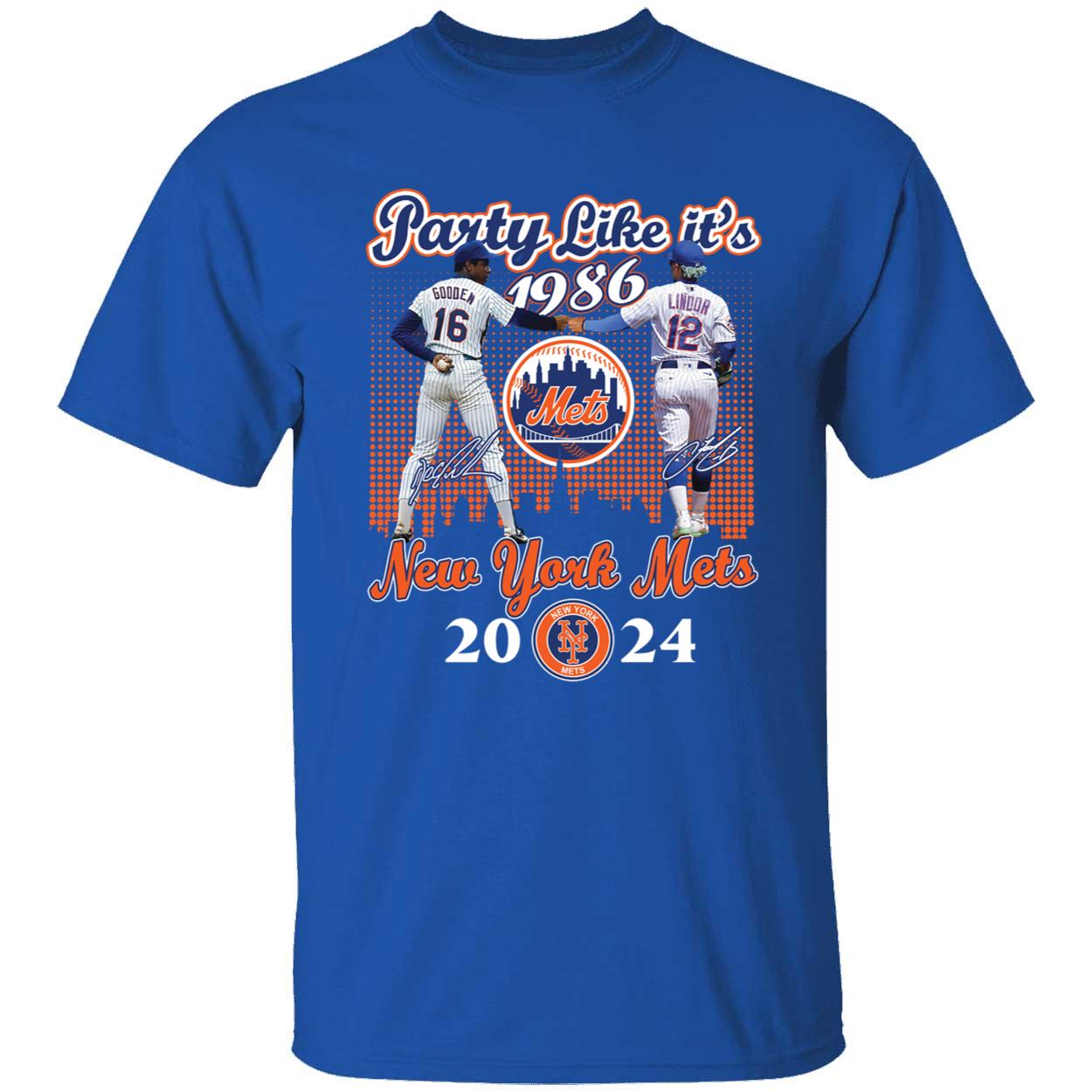 Dwight Gooden Francisco Lindor Party Like Its 1986 New York Mets 2024 Shirt 1 1.jpg