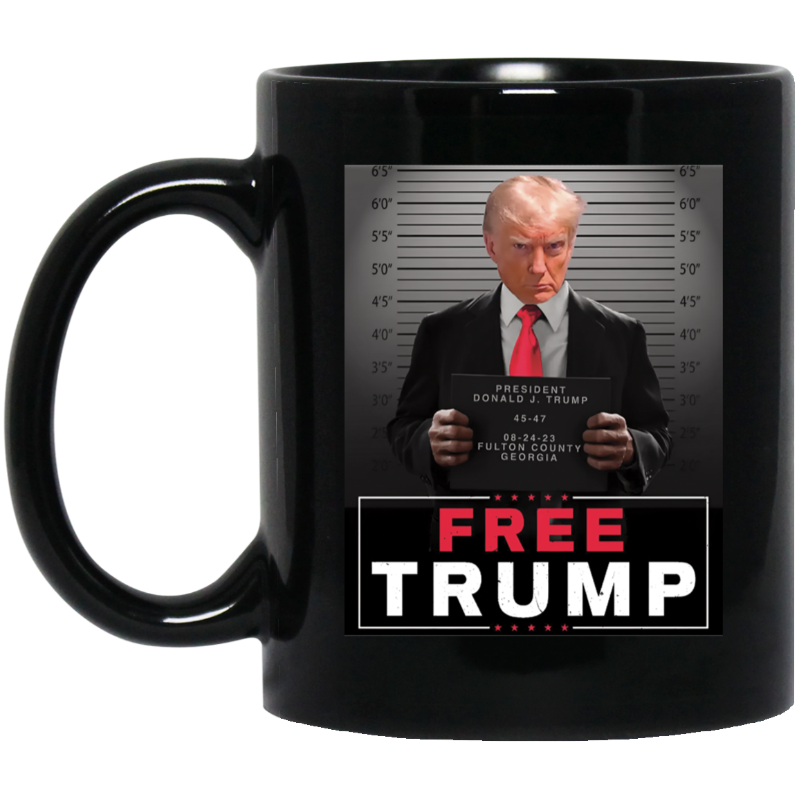 Free Trump Mugshot Mug