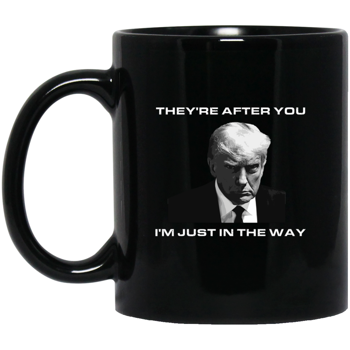 Trump They're After You I'm Just In The Way Mug
