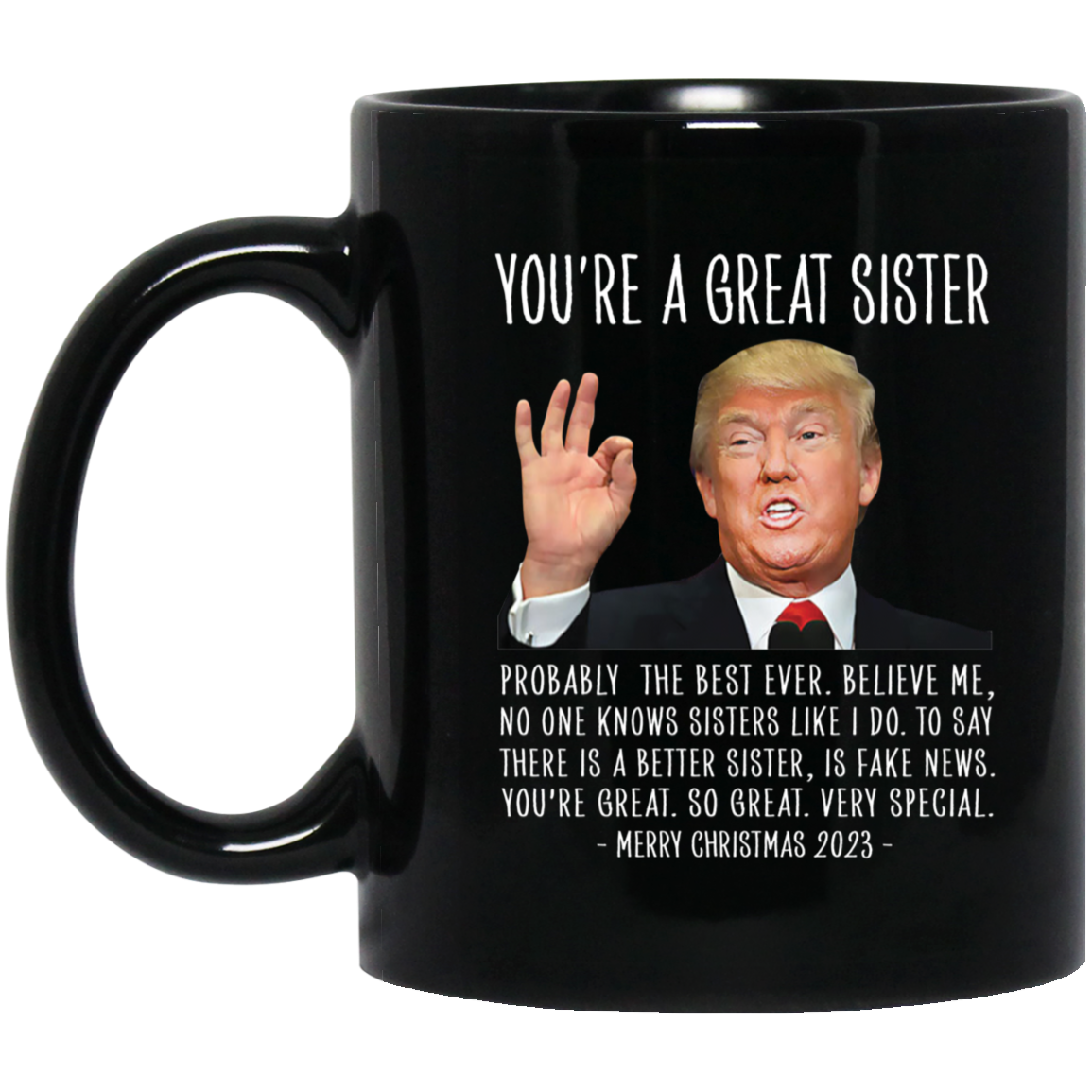 You're A Great Sister Probably The Best Ever Merry Christmas 2023 Mug