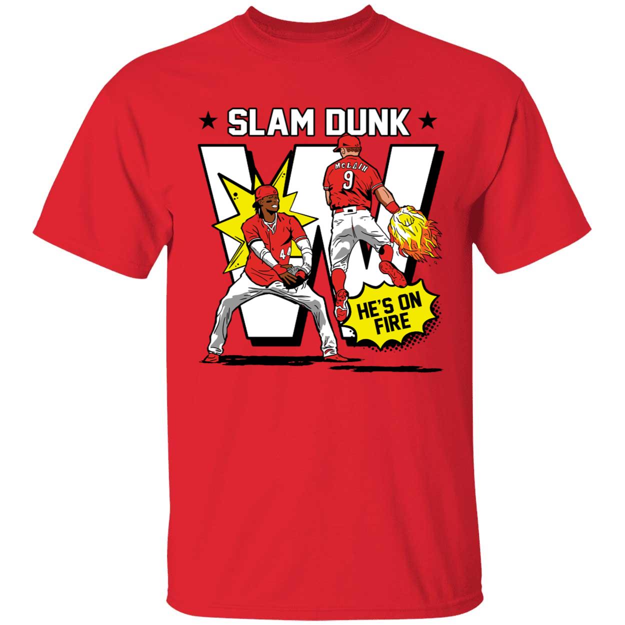 Elly De La Cruz And Matt Mclain Slam Dunk Shirt 1 1.jpg