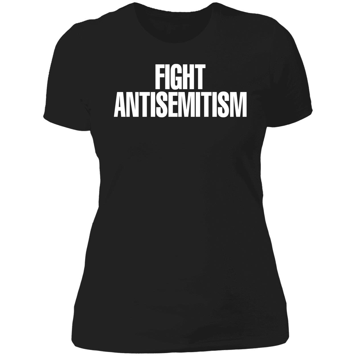 Fight Anti Semitism Ladies Boyfriend Shirt