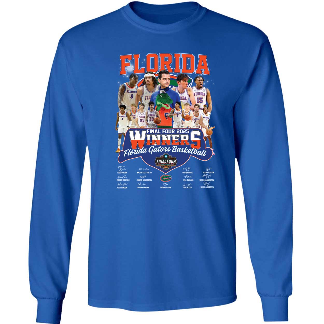 Florida Gator Basketball Final Four 2025 Winners Signature Shirt 4 1.jpg