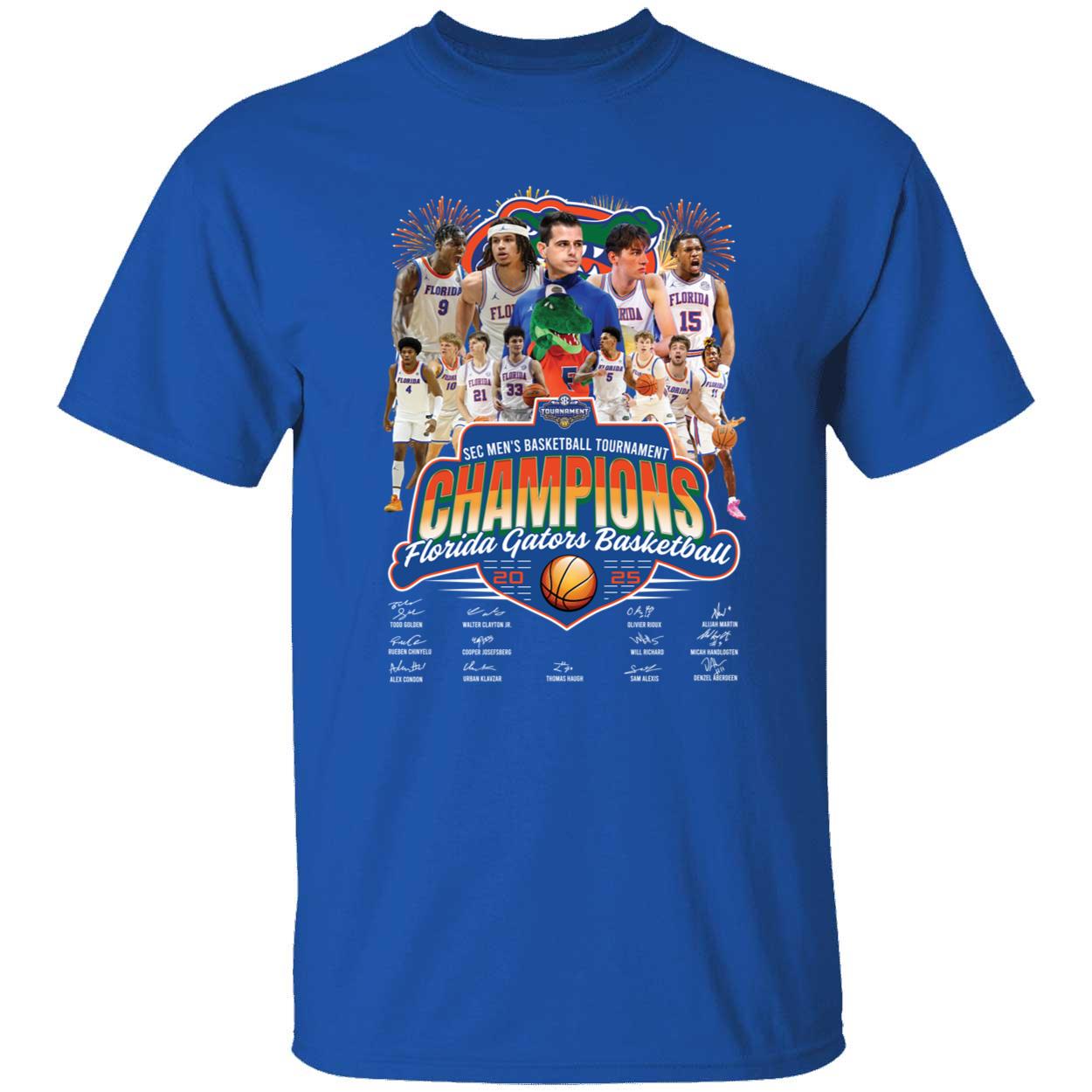 Florida Gators Basketball 2025 Sec Mens Basketball Tournament Champions Shirt 1 1.jpg