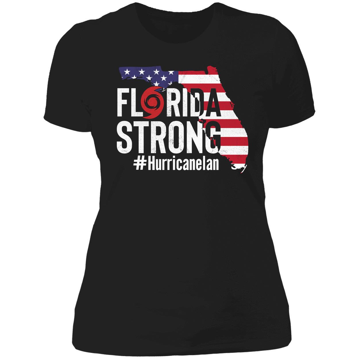Florida Strong Hurricane Ian Ladies Boyfriend Shirt