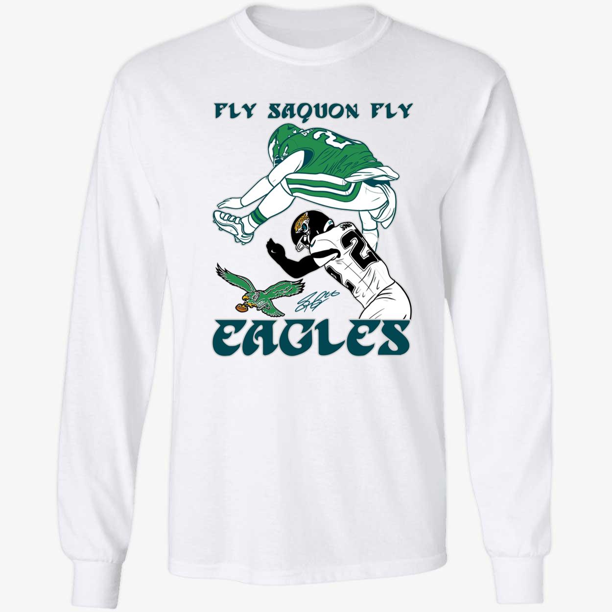 Fly Saquon Fly Eagles Saquon Barkley Reverse Backwards Hurdle Shirt 4 1.jpg