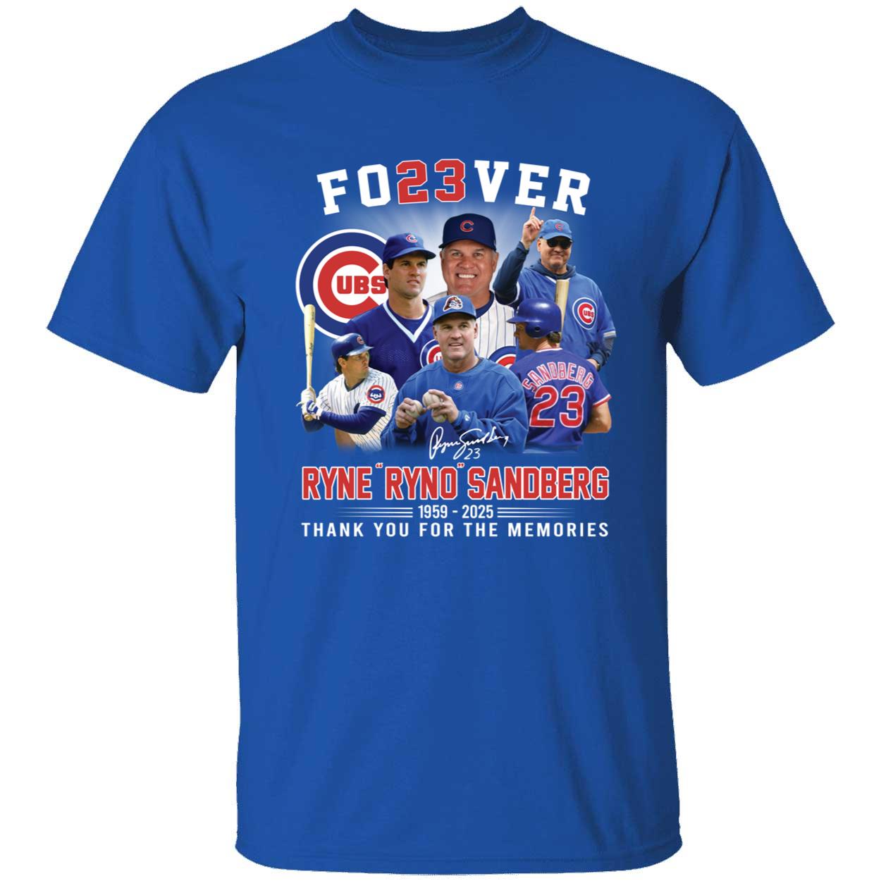 Fo23ver Ryne ryno Sandberg 1959 2025 Thank You For The Memories Shirt 1 1.jpg