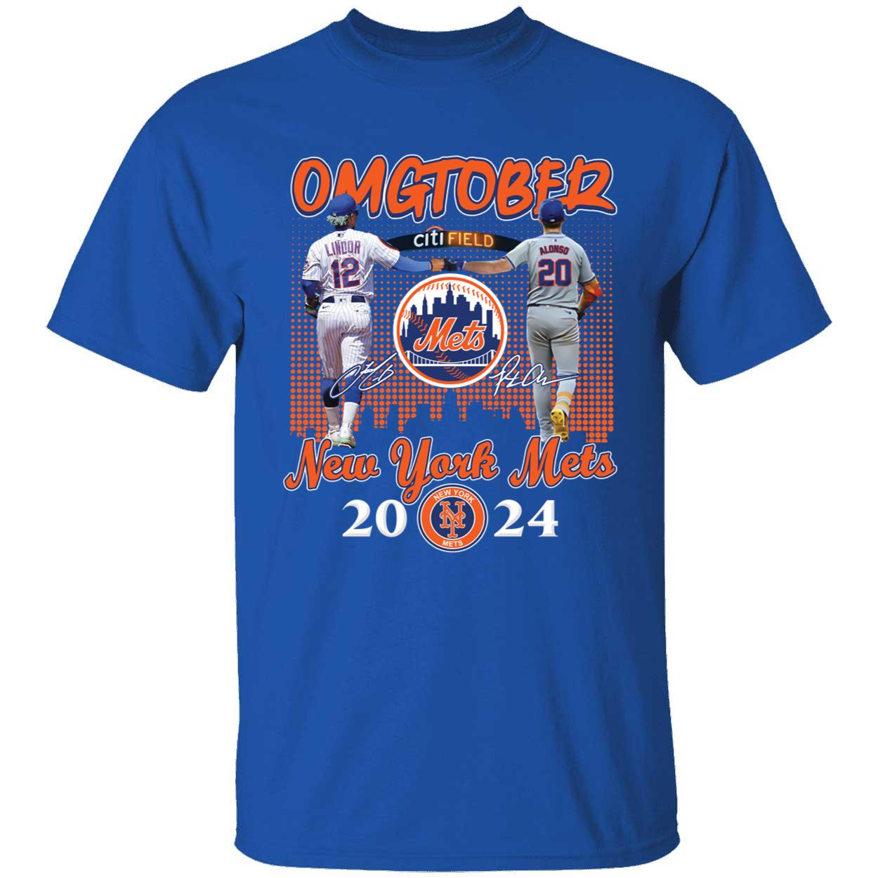 Francisco Lindor Pete Alonso OMGTOBER New York Mets 2024 Shirt 1 1.jpg