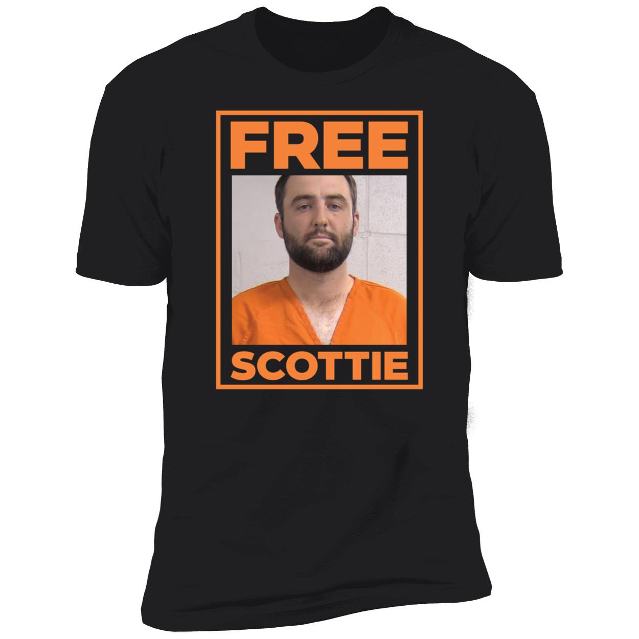 Free Scottie Mugshot Premium SS T-Shirt