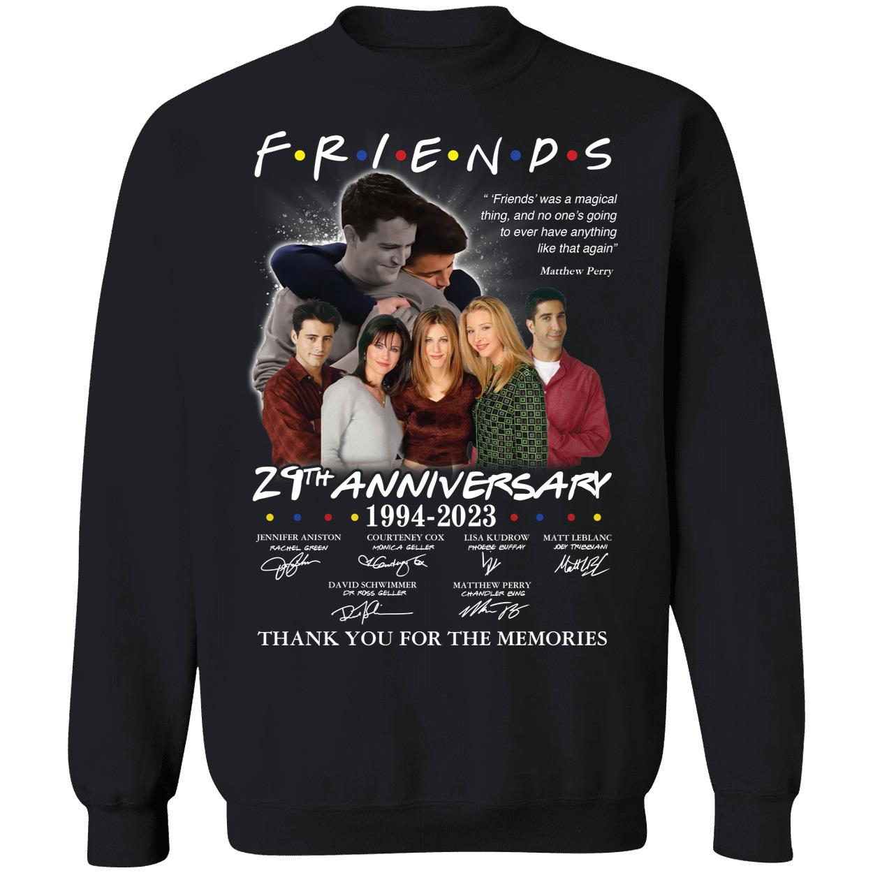 Friends 29th Anniversary 1994 2023 Thank You For The Memories Shirt 3 1.jpg