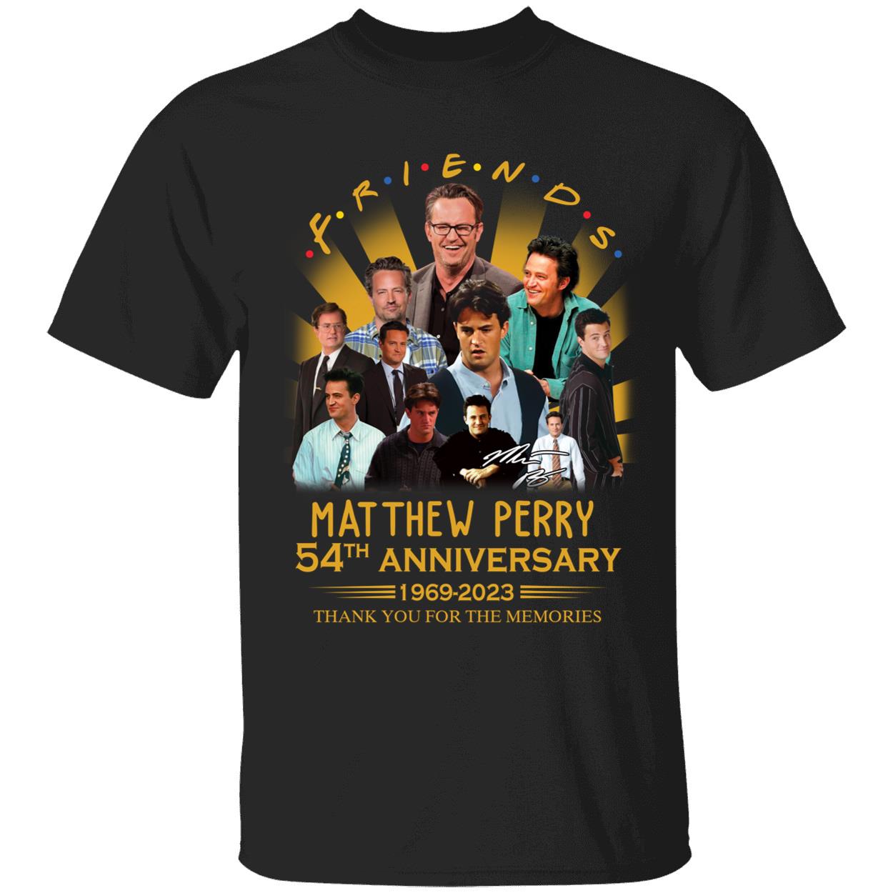 Friends Matthew Perry 54th Anniversary 1969 2023 Thank You For The Memories Shirt 1 1.jpg