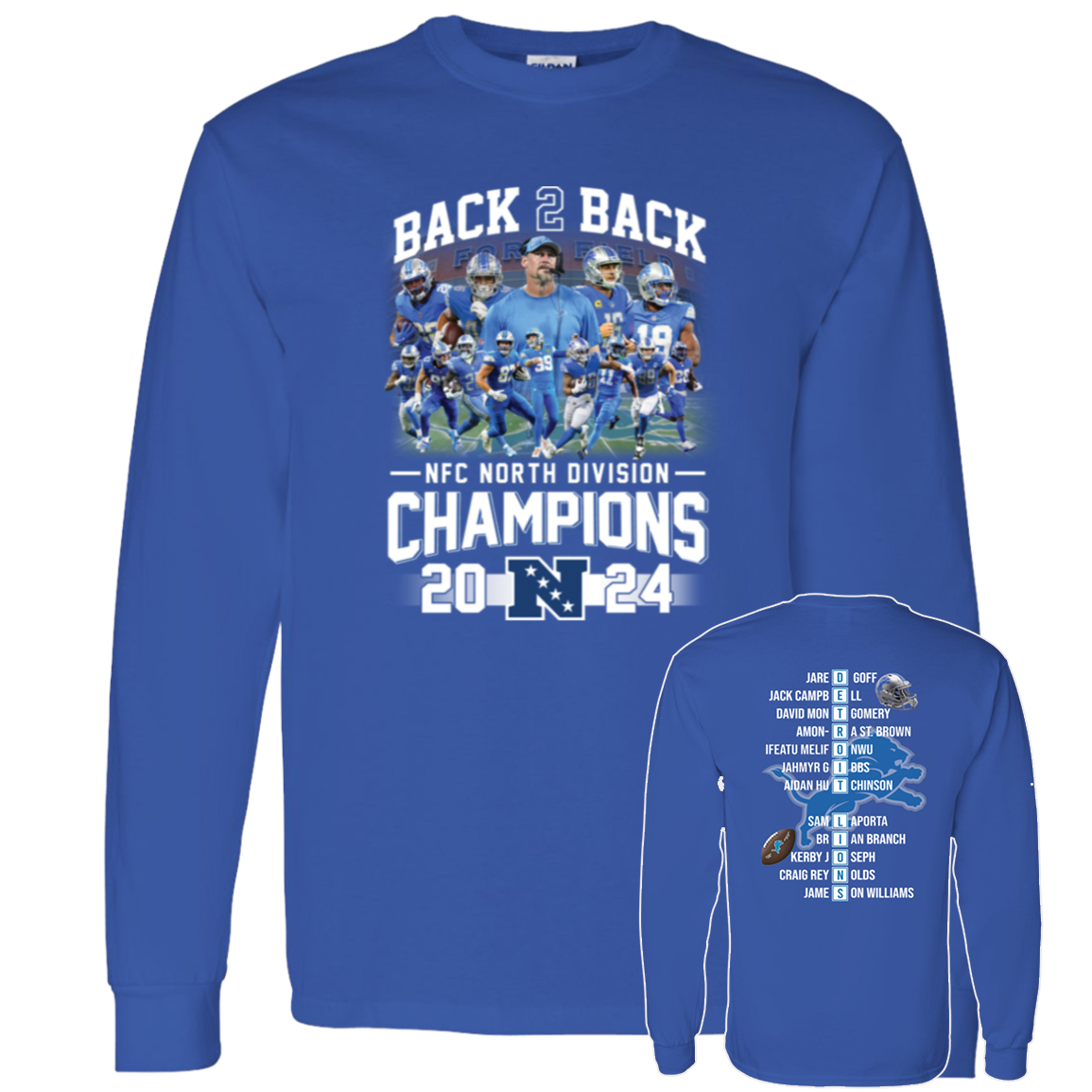 Front Back Back To Back Nfc North Division Champions 2024 Detroit Lions7.png