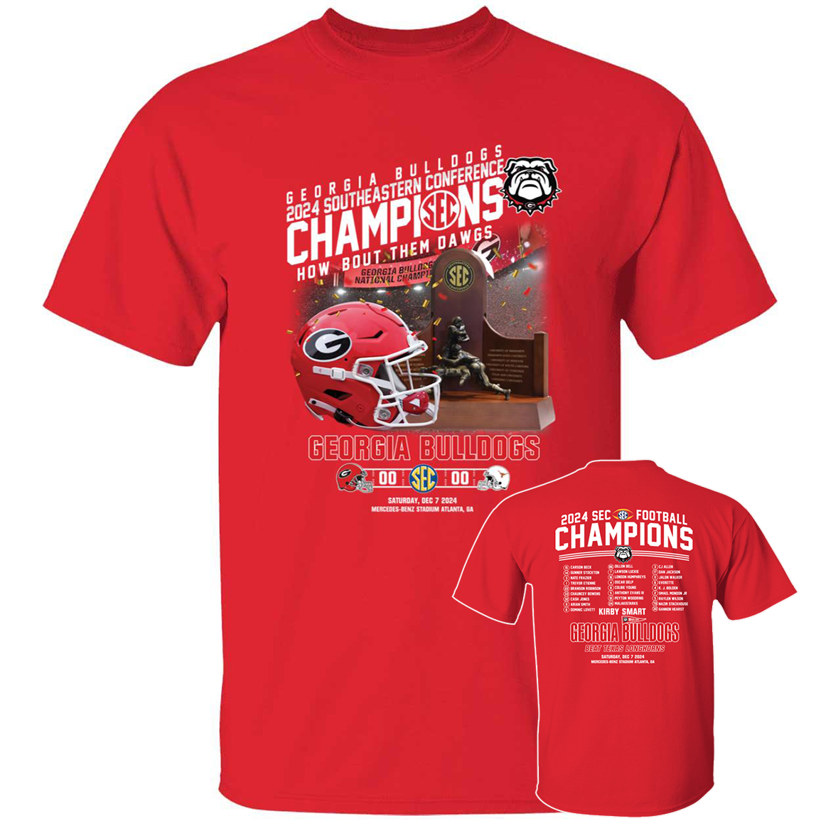 Front Back Georgia Bulldogs 2024 SEC Football Champions How About Them Dawgs.png