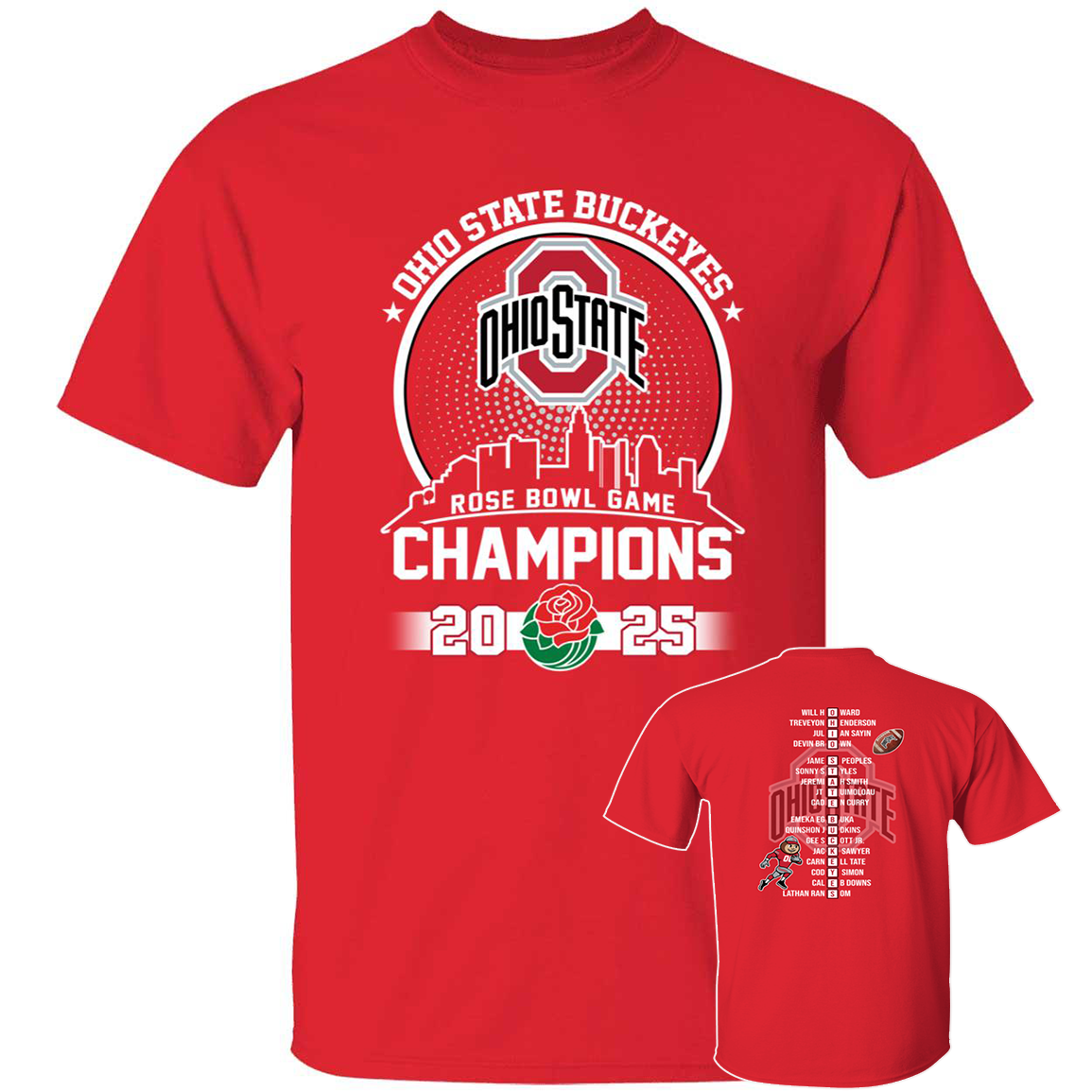 Front Back Ohio State Buckeyes Rose Bowl Game Champions 2025.png