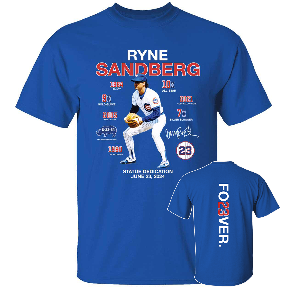 Front Back Ryne Sandberg Career Tribute Fo23ver Cubs.png