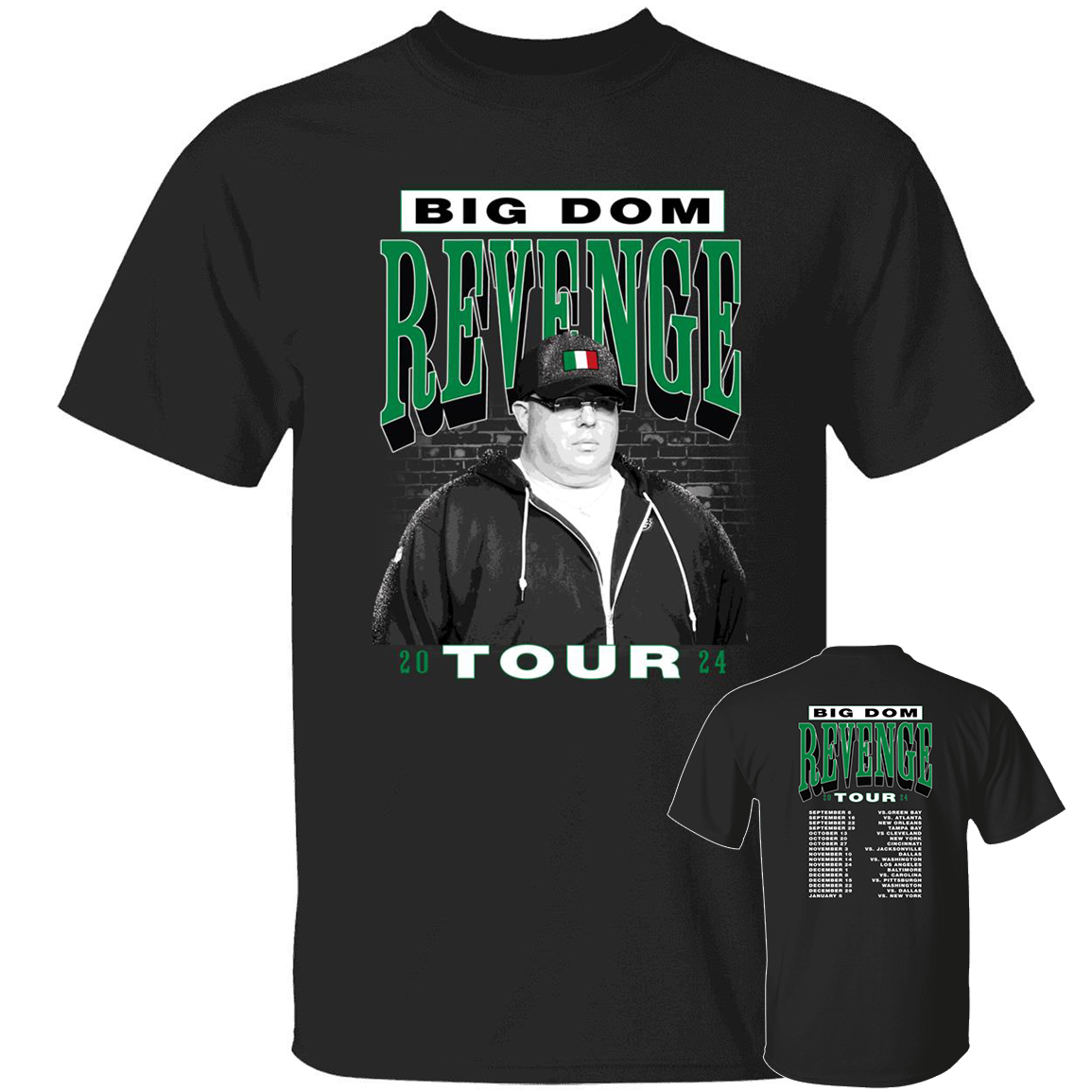 [Front+Back] Big Dom Revenge Tour 2024 Phl Shirt