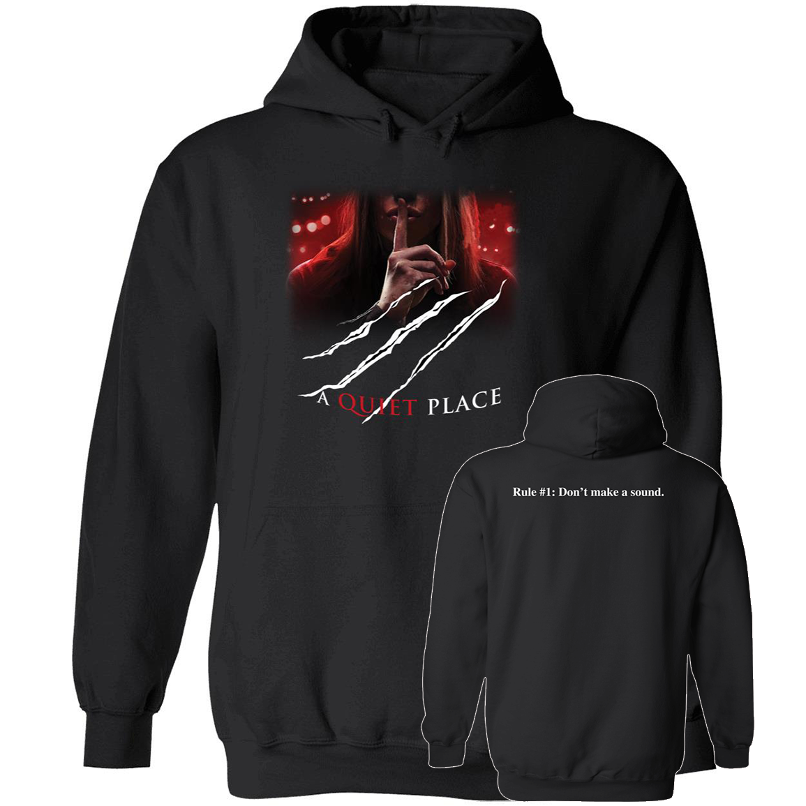 FrontBack Halloween Horror Nights 2024 A Quiet Place Rule 1 Dont Make A Sound1.png