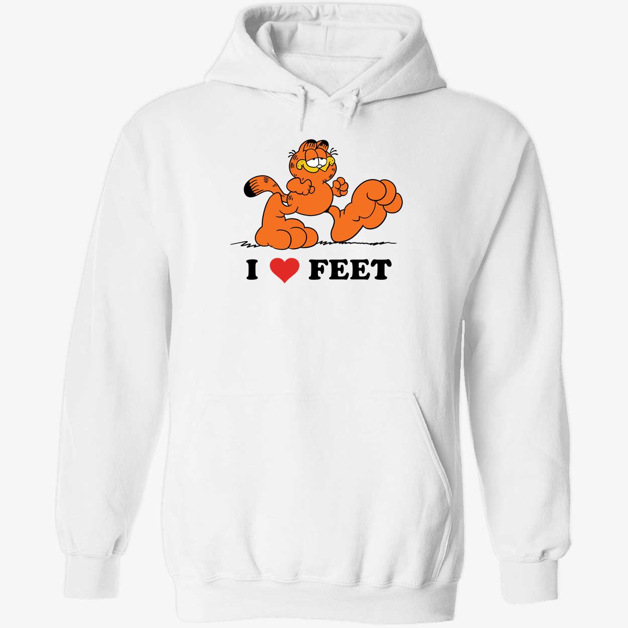 Garfield I Love Feet Hoodie