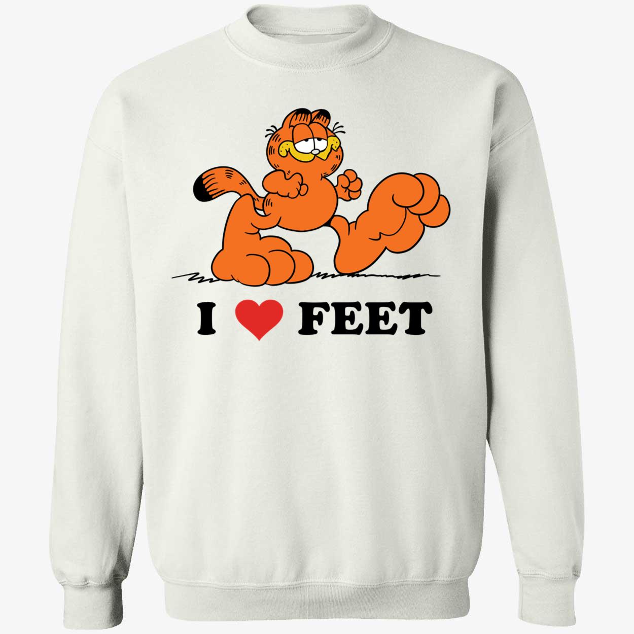Garfield I Love Feet Sweatshirt