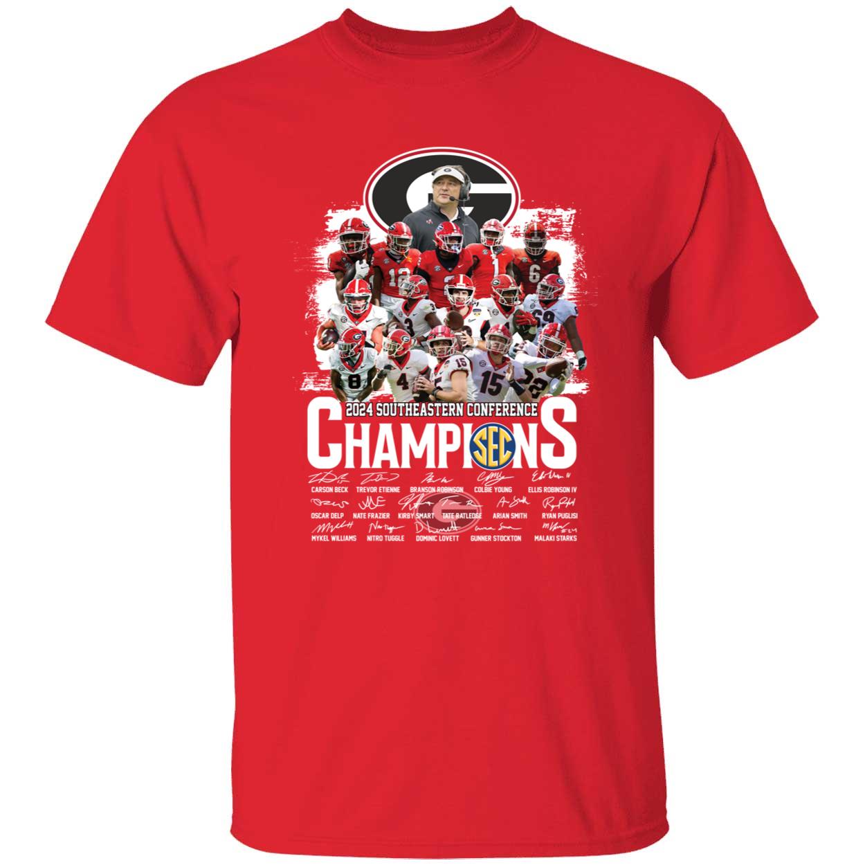 Georgia Bulldogs 2024 Southeastern Conference Sec Champions Shirt 1 1.jpg
